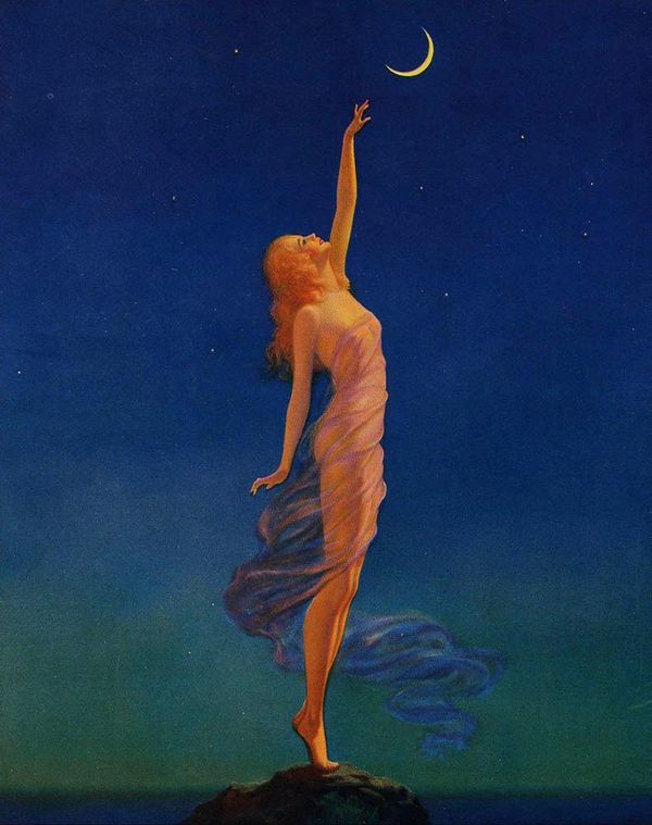 Картина Эдварда Мэйсона Эгглстона "Дотянуться до Луны" (Reaching for the moon), 1933 год. - Sputnik Армения