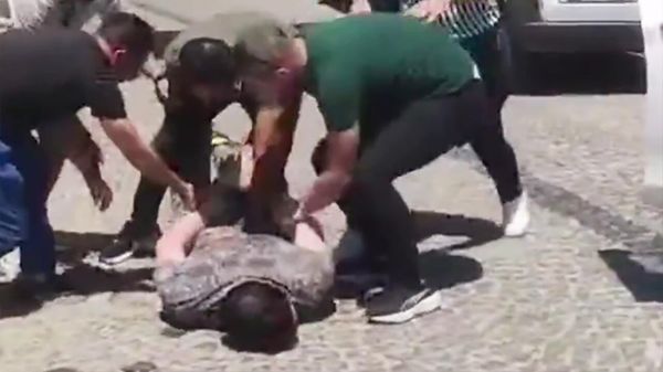 Видео задержания подозреваемого в подрыве автомобиля в Москве - Sputnik Армения
