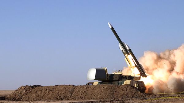 Запуск ракеты во время военных учений в Иране - Sputnik Արմենիա