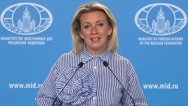 Мария Захарова во время еженедельного брифинга (21 августа 2024). Москвa - Sputnik Армения