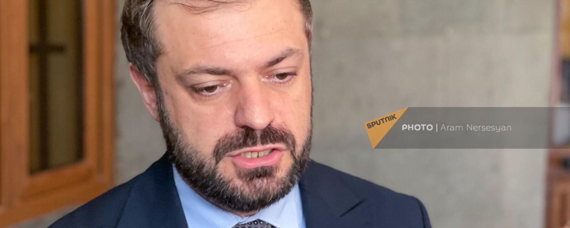 Министр экономики Геворк Папоян отвечает на вопросы журналистов после очередного заседания правительства (22 августа 2024). Еревaн - Sputnik Армения, 1920, 02.09.2024