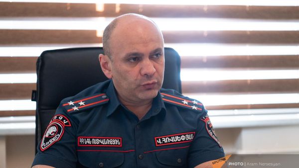 Начальник организационного управления Главного управления уголовной полиции МВД РА, полковник полиции Ваче Овсепян - Sputnik Армения