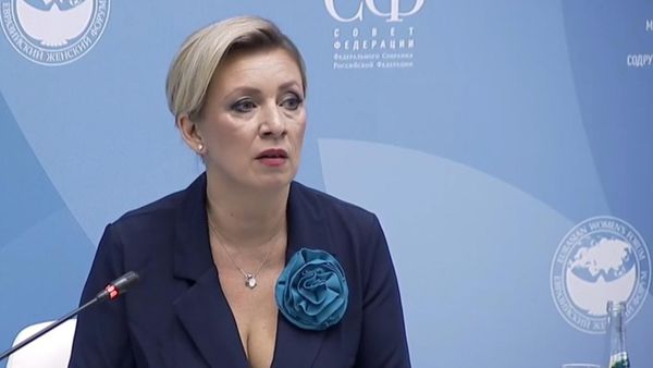 Мария Захарова на сессии IV Евразийского женского форума “Взгляд на меняющийся мир” (19 сентября 2024). Санкт-Петербург - Sputnik Армения