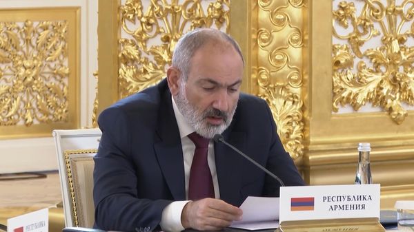 Выступление Пашиняна на заседании совета глав стран СНГ в Москве - Sputnik Армения