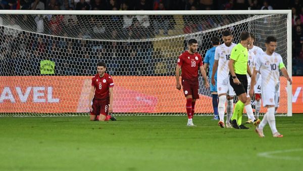 Игроки сборной Армении во время матча со сборной Северной Македонии в четвертом туре Лиги наций (13 октября 2024). Еревaн - Sputnik Армения