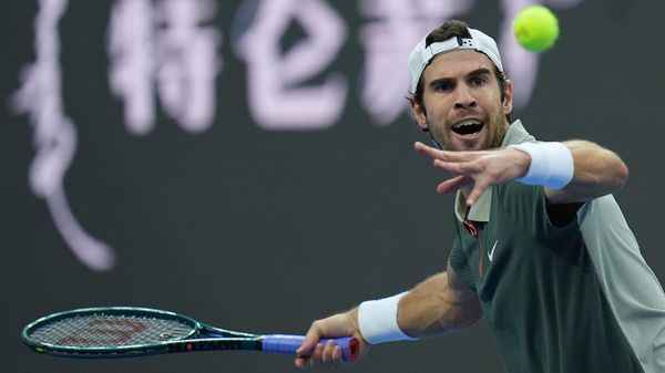 Карен Хачанов во время теннисного турнира China Open (30 сентября 2024). Пекин - Sputnik Армения