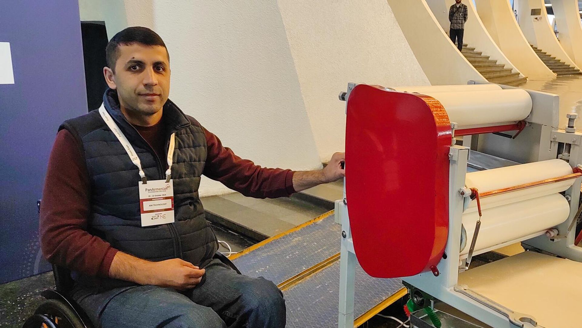 Отставной майор артиллерии, со-основатель компании AM Lathe Technology Андраник Маргарян Отставной майор артиллерии, со-основатель компании AM Lathe Technology Андраник Маргарян - Sputnik Армения, 1920, 16.11.2024