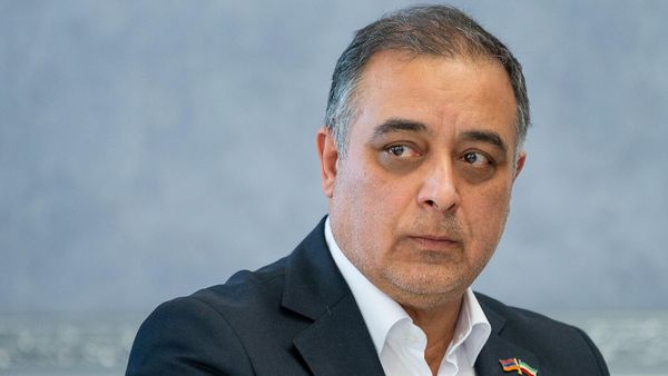 Председатель Союза армяно-иранской дружбы, директор армянского отдела Торговой палаты Тебриза Алиреза Назиф во время экспертного семинара Армения-Иран: Сотрудничество и перспективы (7 ноября 2024). Капан - Sputnik Армения