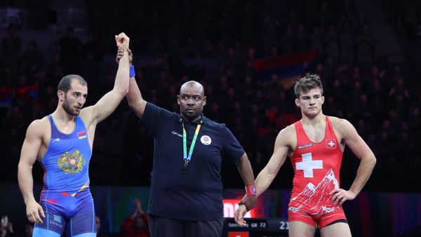 Шант Хачатрян завоевал бронзовую медаль Чемпионата мира по борьбе среди военнослужащих (21 ноября 2024). Еревaн - Sputnik Армения