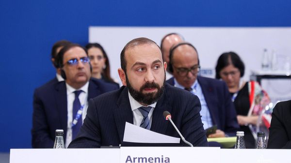 Министр иностранных дел Арарат Мирзоян выступает с речью на 31-м заседании Совета министров ОБСЕ (5 декабря 2024). Валлетта - Sputnik Армения