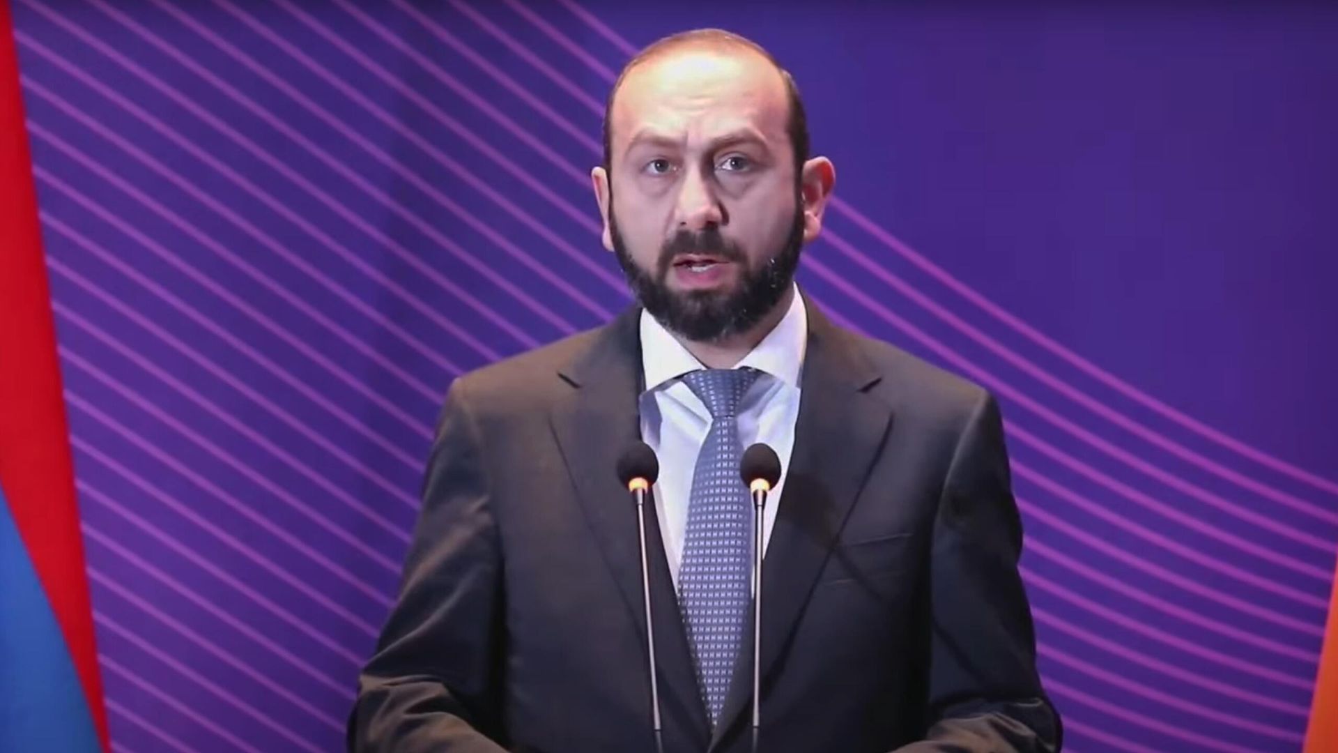 Արարատ Միրզոյանը Ընդդեմ ցեղասպանության հանցագործության 5-րդ գլոբալ ֆորումի ժամանակ  - Sputnik Արմենիա, 1920, 12.12.2024