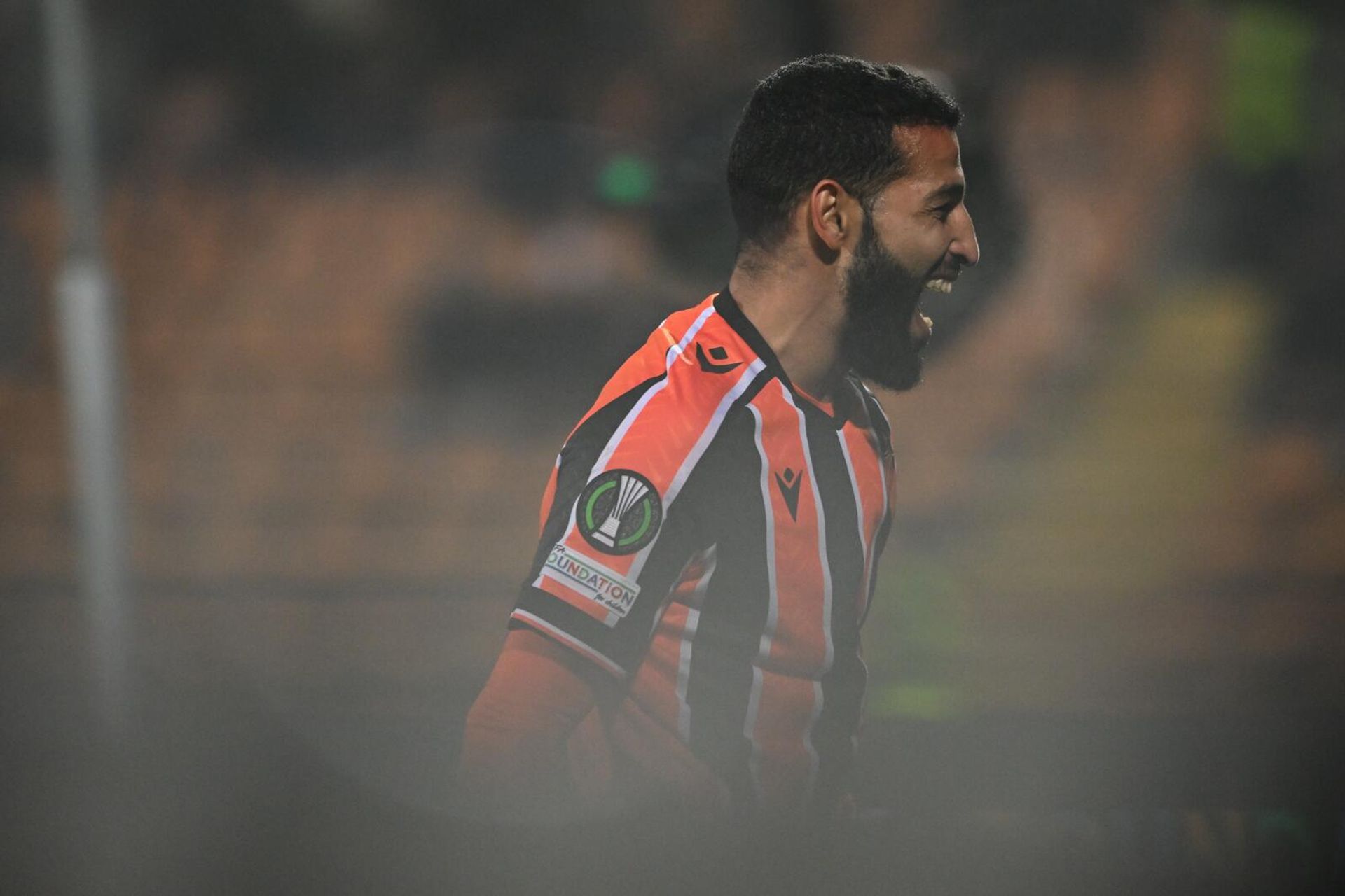 Иссам Чебаке в матче между командами Noah (Армения) и APOEL (Кипр) 5 тура Лиги конференций УЕФА 2024-25 (12 декабря 2024). Еревaн - Sputnik Արմենիա, 1920, 12.12.2024