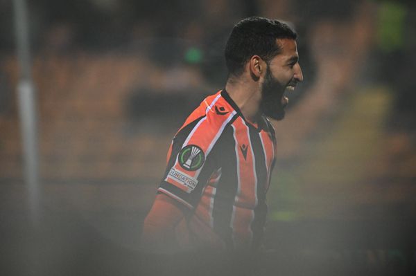 Иссам Чебаке в матче между командами Noah (Армения) и APOEL (Кипр) 5 тура Лиги конференций УЕФА 2024-25 (12 декабря 2024). Еревaн Иссам Чебаке в матче между командами Noah (Армения) и APOEL (Кипр) 5 тура Лиги конференций УЕФА 2024-25 (12 декабря 2024). Еревaн - Sputnik Армения