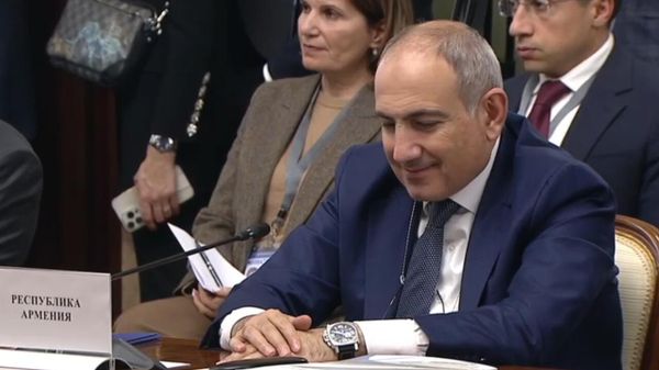 Премьер-министр Никол Пашинян на заседании Евразийского межправительственного совета (13 декабря 2024). Москва - Sputnik Армения