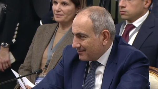 Премьер-министр Никол Пашинян на заседании Евразийского межправительственного совета (13 декабря 2024). Москва - Sputnik Армения
