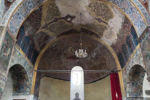 Росписи в церкви Пресвятой Богоматери (Сурб Аствацацин), Мегри Росписи в церкви Пресвятой Богоматери (Сурб Аствацацин), Мегри - Sputnik Армения
