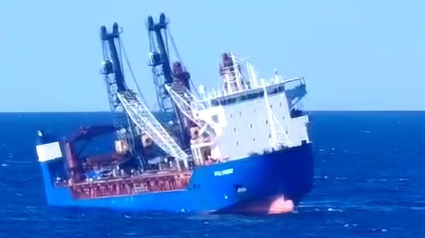 Кадр из видео затонувшего российского сухогруза Урса Майор в Средиземном море - Sputnik Армения