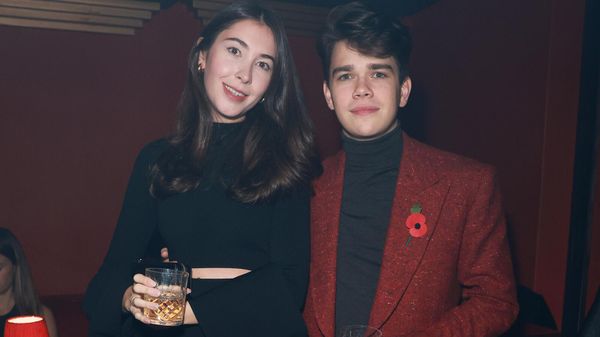 Элеонора Эксерджиан и Сэмюэл Чатто на вечеринке Tatler Little Black Book Party (3 ноября 2022). Лондон - Sputnik Армения