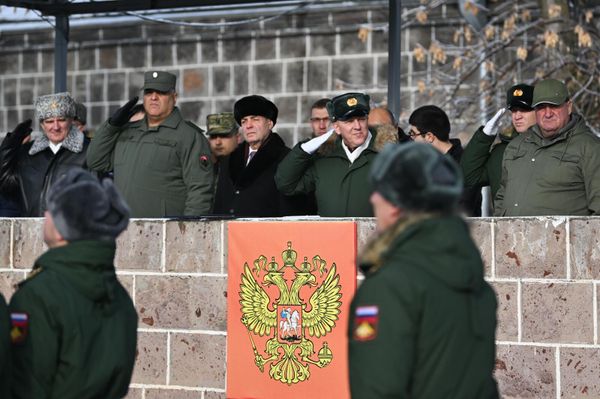 В Военной базе ордена Александра Невского в Армении отметили 83 годовщину со дня образования - Sputnik Армения
