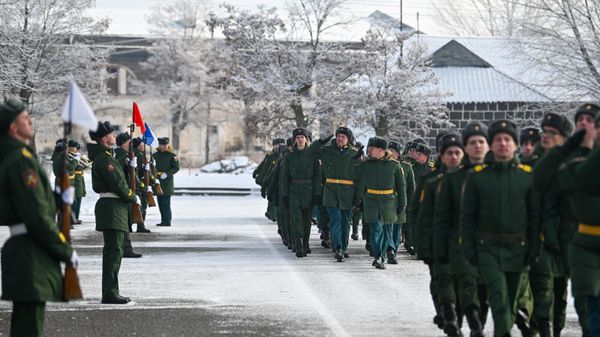 В Военной базе ордена Александра Невского в Армении отметили 83 годовщину со дня образования - Sputnik Армения