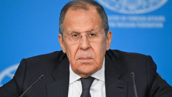 Глава МИД РФ Сергей Лавров проводит пресс-конференцию по итогам работы российской дипломатии в 2024 году (14 января 2025). Москва - Sputnik Армения