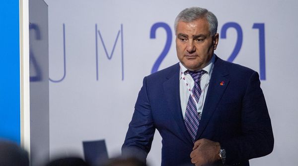 Самвел Карапетян на бизнес-форуме Armenian Business Forum (ABF) 2021 ассоциации армянских предпринимателей (20 сентября 2021). Ереван - Sputnik Армения