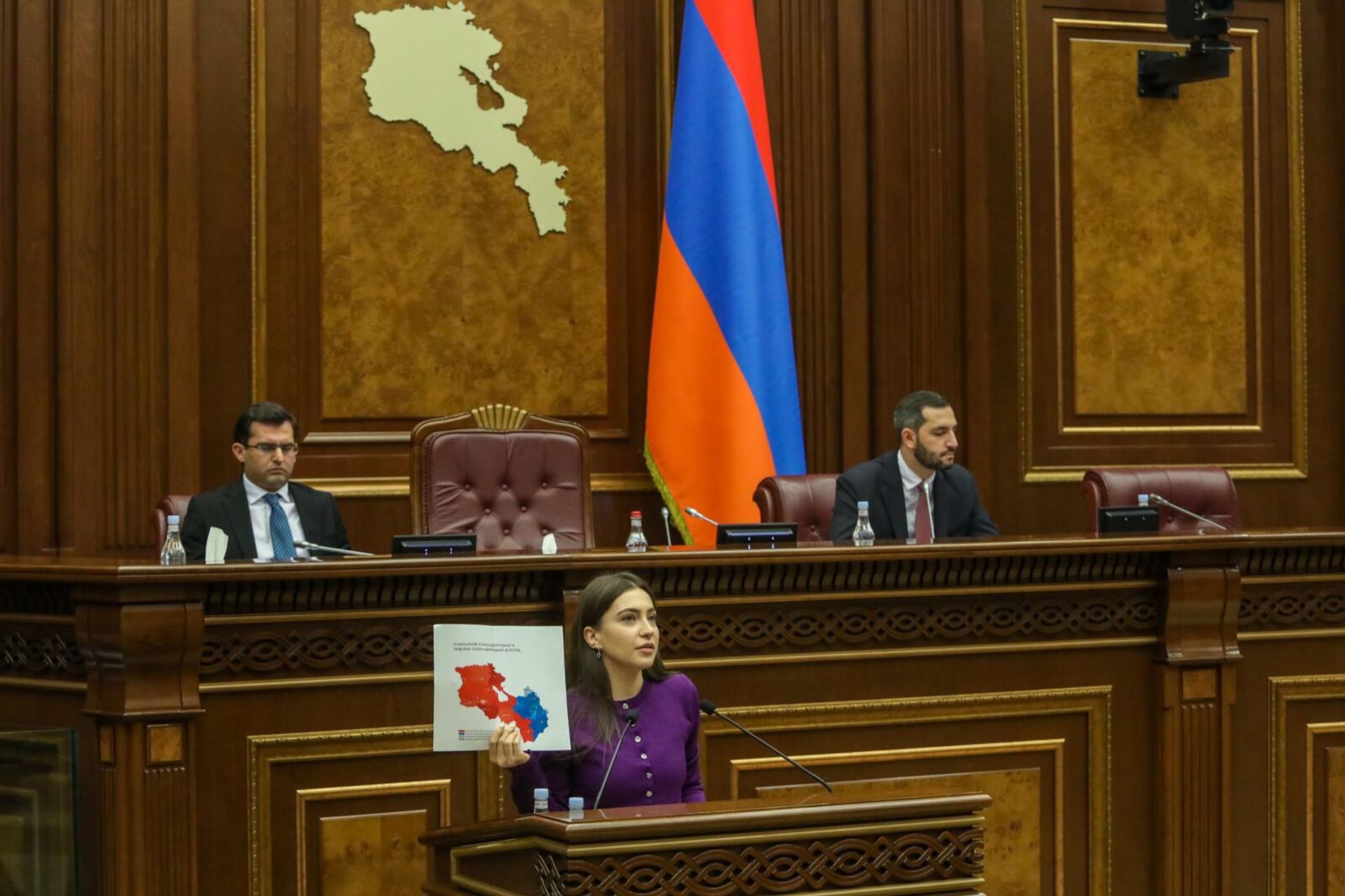 Депутат Анна Мкртчян во время очередного заседания НС РА (20 января 2025). Еревaн - Sputnik Արմենիա, 1920, 20.01.2025