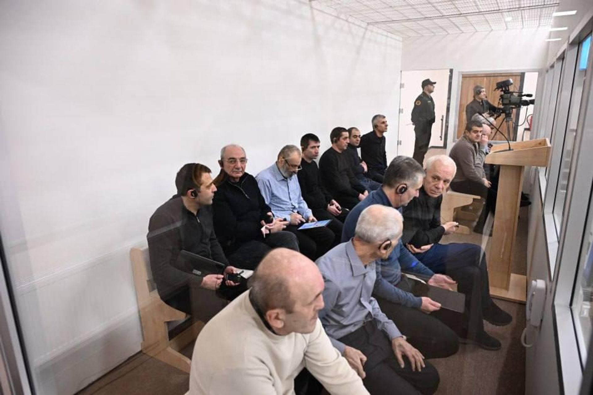 Судебное заседание над армянским военно-политическим руководством Нагорного Карабаха (21 января 2025). Баку Судебное заседание над армянским военно-политическим руководством Нагорного Карабаха (21 января 2025). Баку - Sputnik Армения, 1920, 21.01.2025