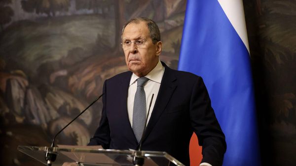 Министр иностранных дел РФ Сергей Лавров на пресс-конференции по итогам встречи с армянским коллегой (21 января 2025). Москвa - Sputnik Армения