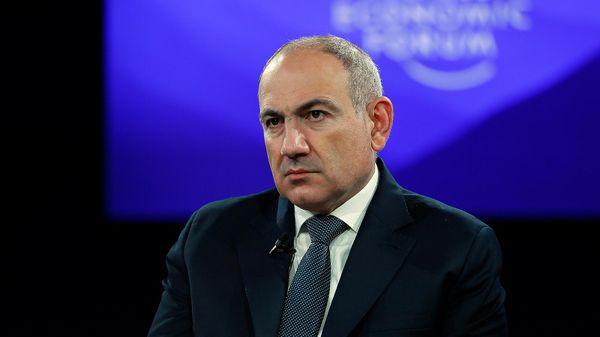 Премьер-министр Никол Пашинян во время Всемирного экономического форума (21 января 2025). Давос - Sputnik Армения