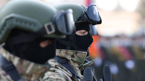 Празднование Дня армии на территории министерства обороны Армении (28 января 2025). Еревaн - Sputnik Армения