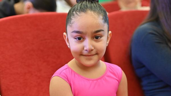 Самая юная участница Вторых зимних Панармянских игр, 5-летняя Никита Кумар Назарян на турнире спортивных танцев (3 февраля 2025). Джермук - Sputnik Армения
