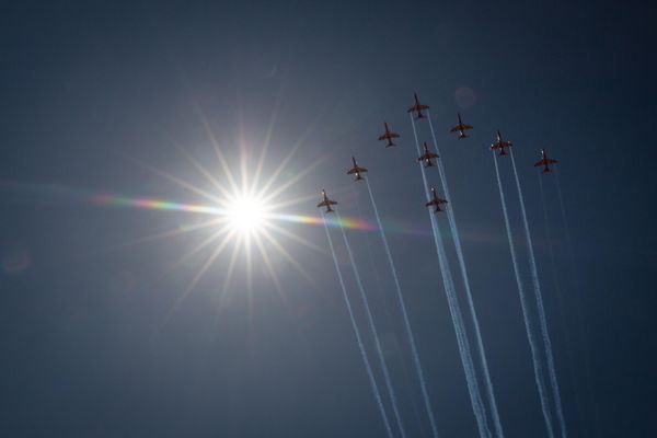 «Surya Kiran» (SKAT) խմբի ցուցադրական ելույթը - Sputnik Արմենիա