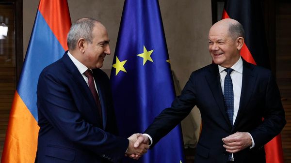Նիկոլ Փաշինյանն ու Օլաֆ Շոլցը - Sputnik Արմենիա