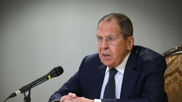 Пресс-подход главы МИД РФ Сергея Лаврова по итогам переговоров России и США (18 февраля 2025).Эр-Рияд - Sputnik Армения