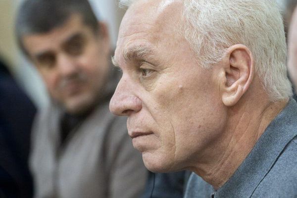 Судебное заседание над армянским военно-политическим руководством Нагорного Карабаха (18 февраля 2025). Баку - Sputnik Армения