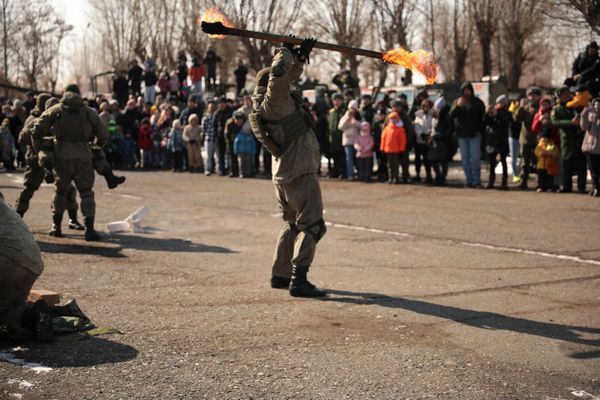 Показательные выступления военных - Sputnik Армения