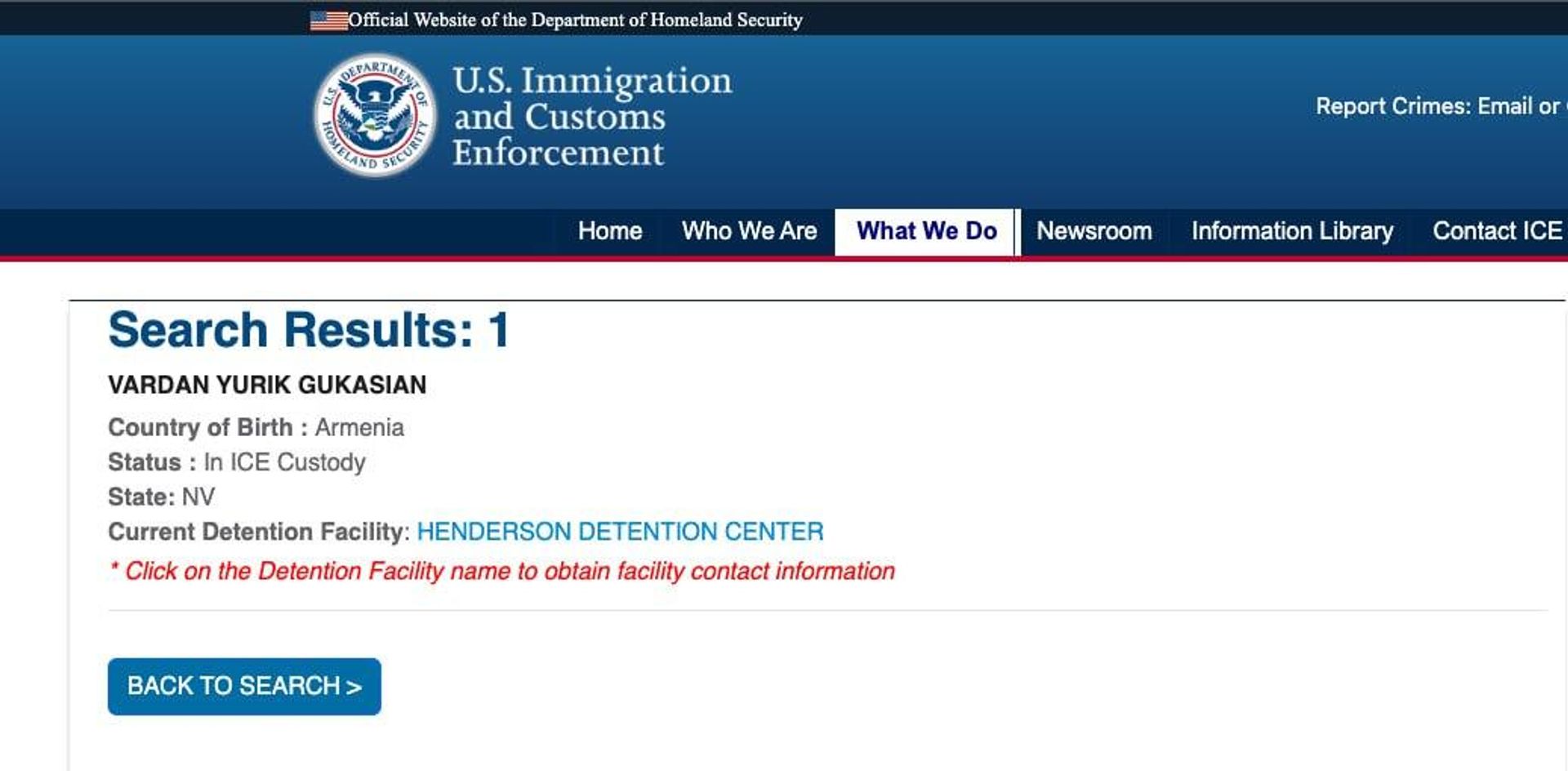 Вардан Гукасян находится в Лас-Вегасе в изоляторе Henderson detention center - Sputnik Արմենիա, 1920, 28.02.2025