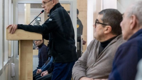 Судебное заседание над армянским военно-политическим руководством Нагорного Карабаха (3 марта 2025). Баку - Sputnik Армения