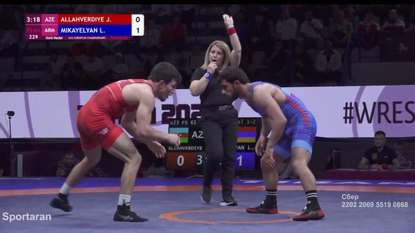 Армянский борец Левик Микаелян стал чемпионом Европы U23 по вольной борьбе
 - Sputnik Армения