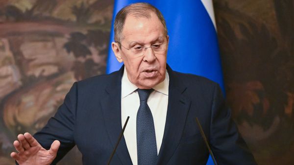 Министр иностранных дел РФ Сергей Лавров на пресс-конференции по итогам встречи с генеральным секретарем ОБСЕ Феридуном Синирлиоглу (11 марта 2025). Москва - Sputnik Армения
