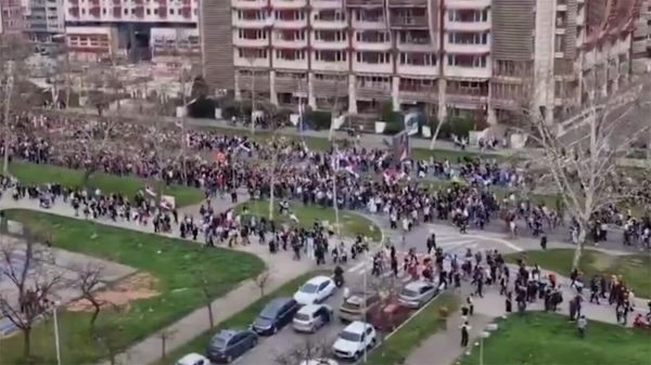 Масштабные протесты в Сербии - Sputnik Армения