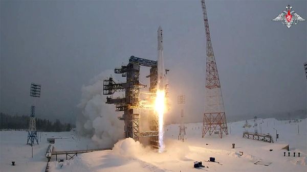 Воздушно-космические силы провели успешный пуск ракеты-носителя «Ангара-1.2» с космодрома «Плесецк» - Sputnik Армения