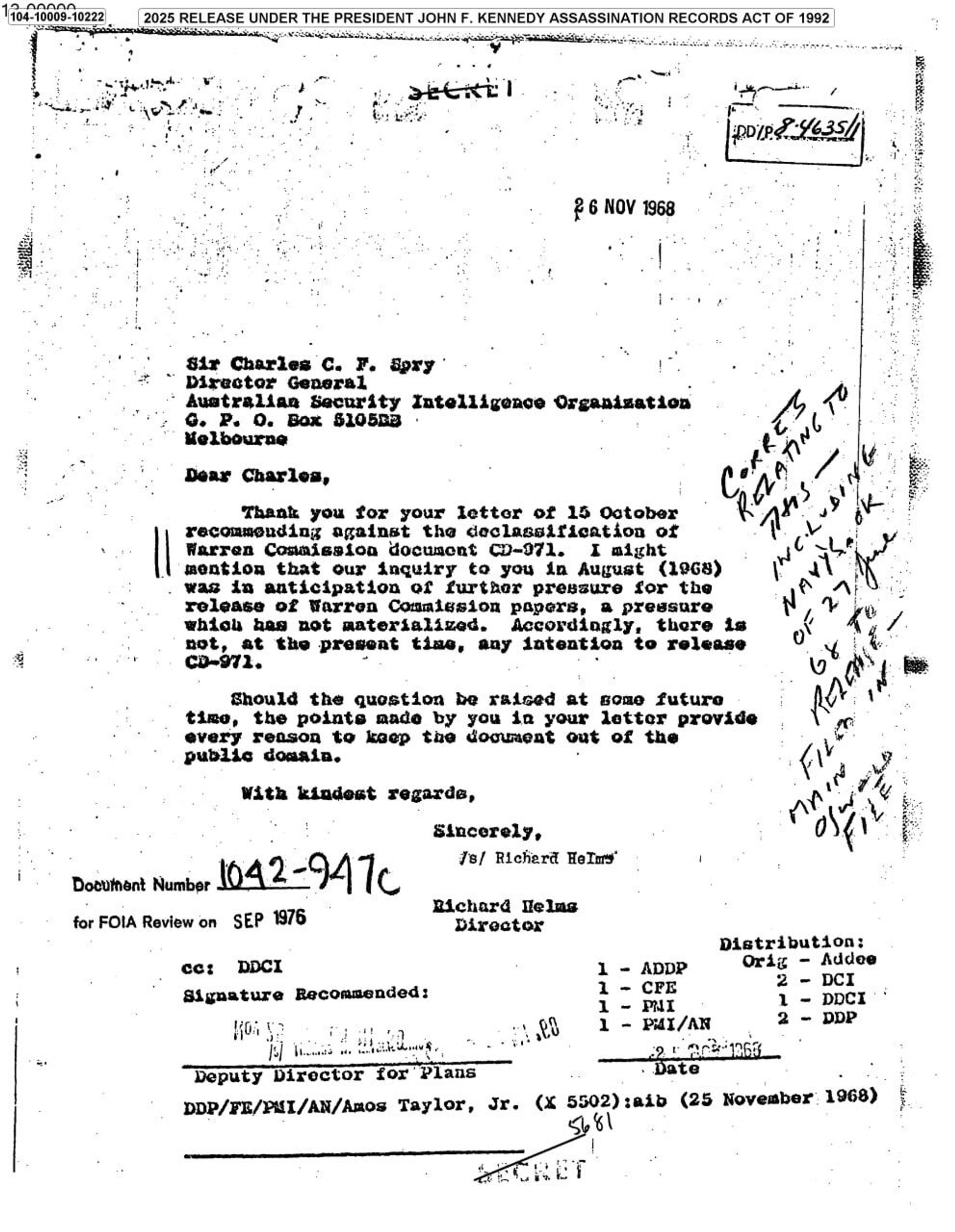 Рассекреченные документы ЦРУ - Sputnik Армения, 1920, 19.03.2025