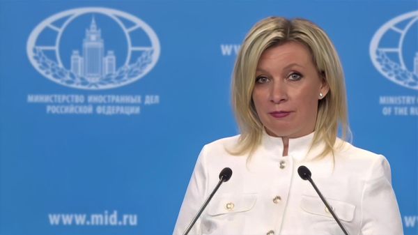 Мария Захарова во время еженедельного брифинга (20 марта 2025). Москва - Sputnik Армения
