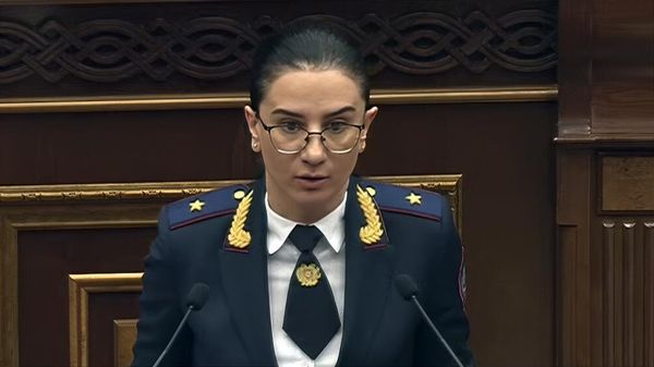 Генпрокурор Анна Вардапетян на очередном заседании НС (27 марта 2025). Еревaн - Sputnik Армения