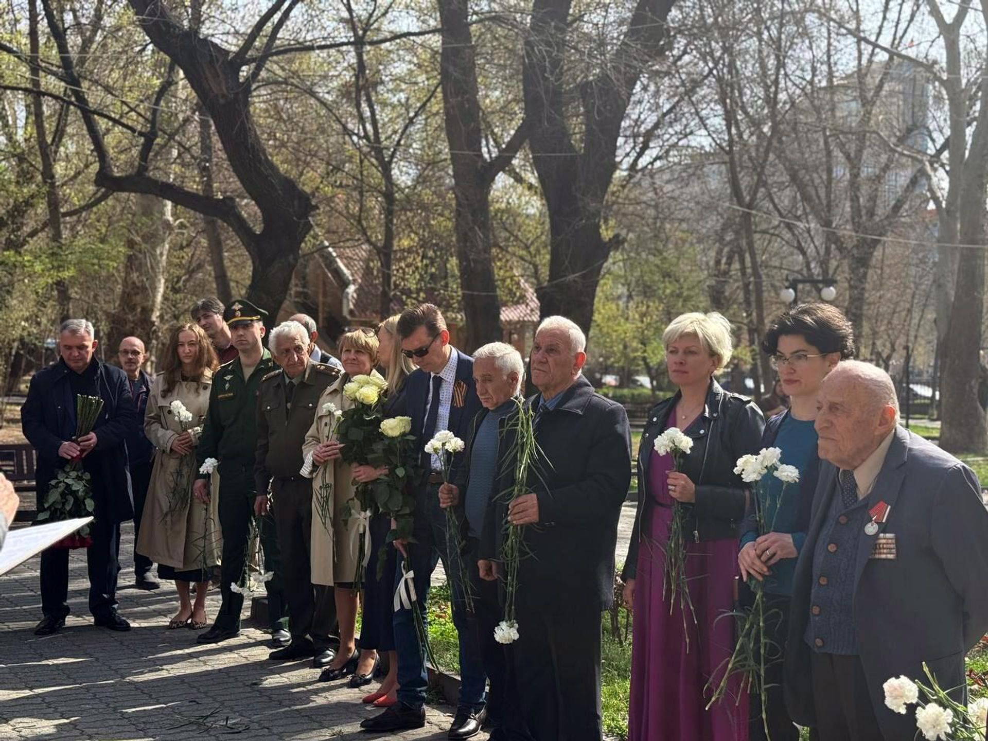 В Ереване почтили память дважды Героя Советского Союза Нельсона Степаняна В Ереване почтили память дважды Героя Советского Союза Нельсона Степаняна - Sputnik Армения, 1920, 28.03.2025