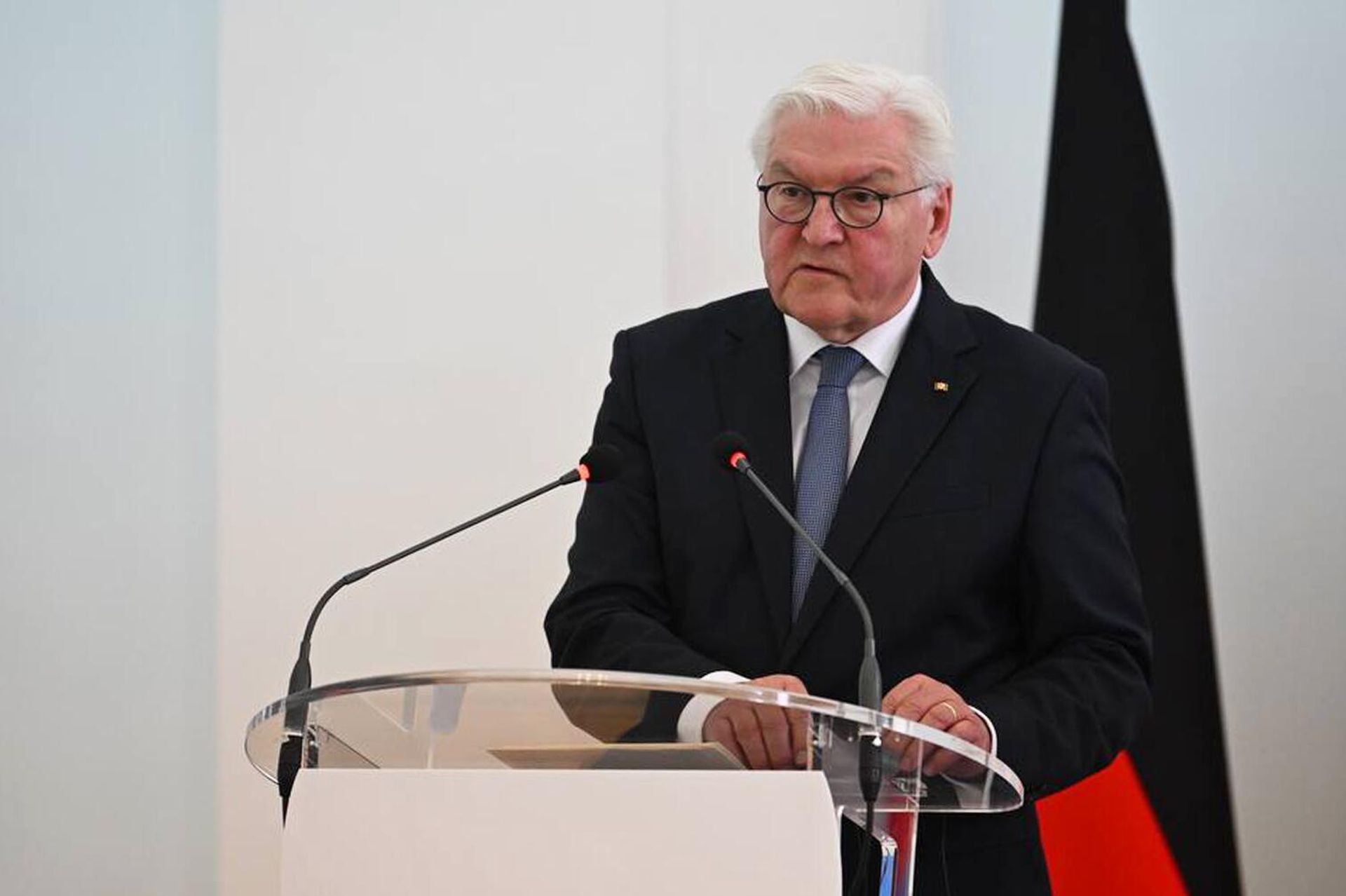Президент Ваагн Хачатурян и президент Германии Вальтер Штайнмайер на пресс-конференции по итогам встречи (31 марта 2025). Еревaн - Sputnik Արմենիա, 1920, 31.03.2025
