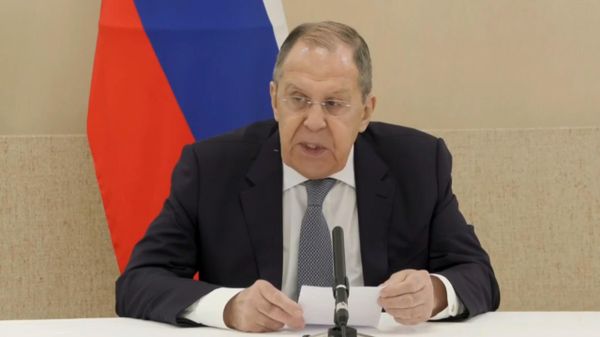 Сергей Лавров проводит пресс-конференцию по итогам заседания СМИД СНГ (11 апреля 2025). Алматы - Sputnik Армения