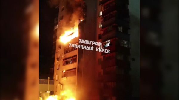 Последствия атаки украинских БПЛА в Курске - Sputnik Армения